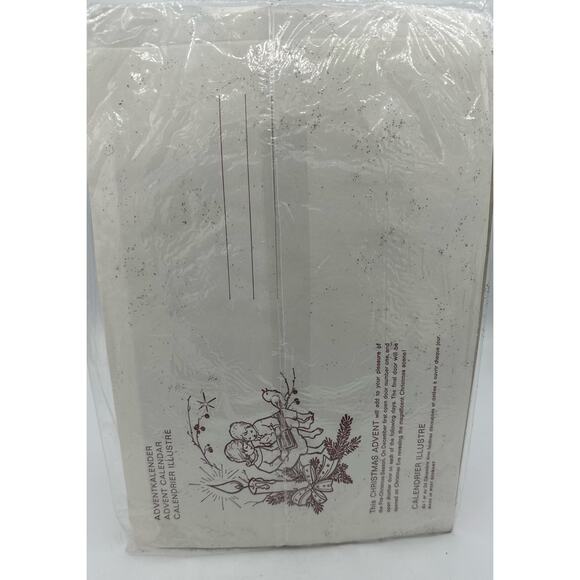 Vintage West Germany Stuttgart-Rohr Christmas Advent Calendar No 9 NISP - Picture 2 of 5